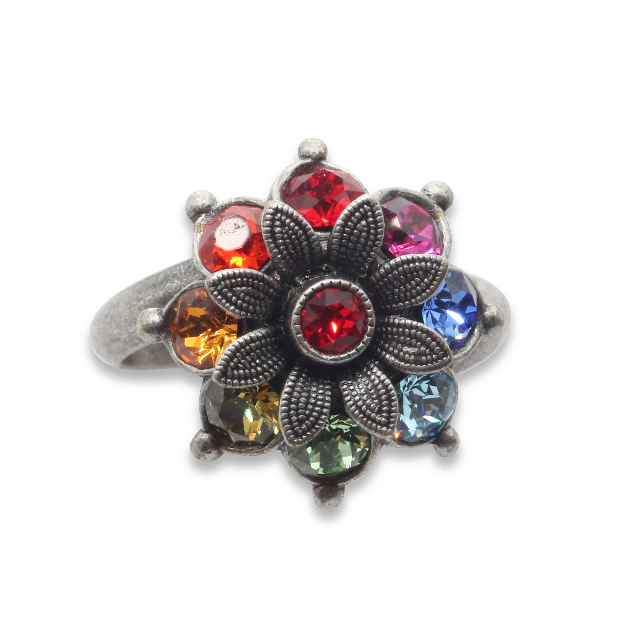Ring Blüte Flavia mit Premium Crystal 