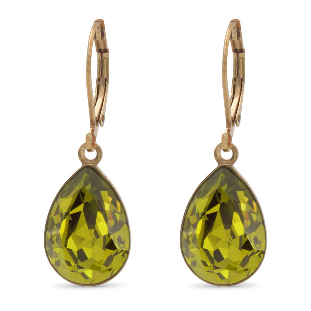 Ohrhänger Trophelia vergoldet mit Premium Crystal