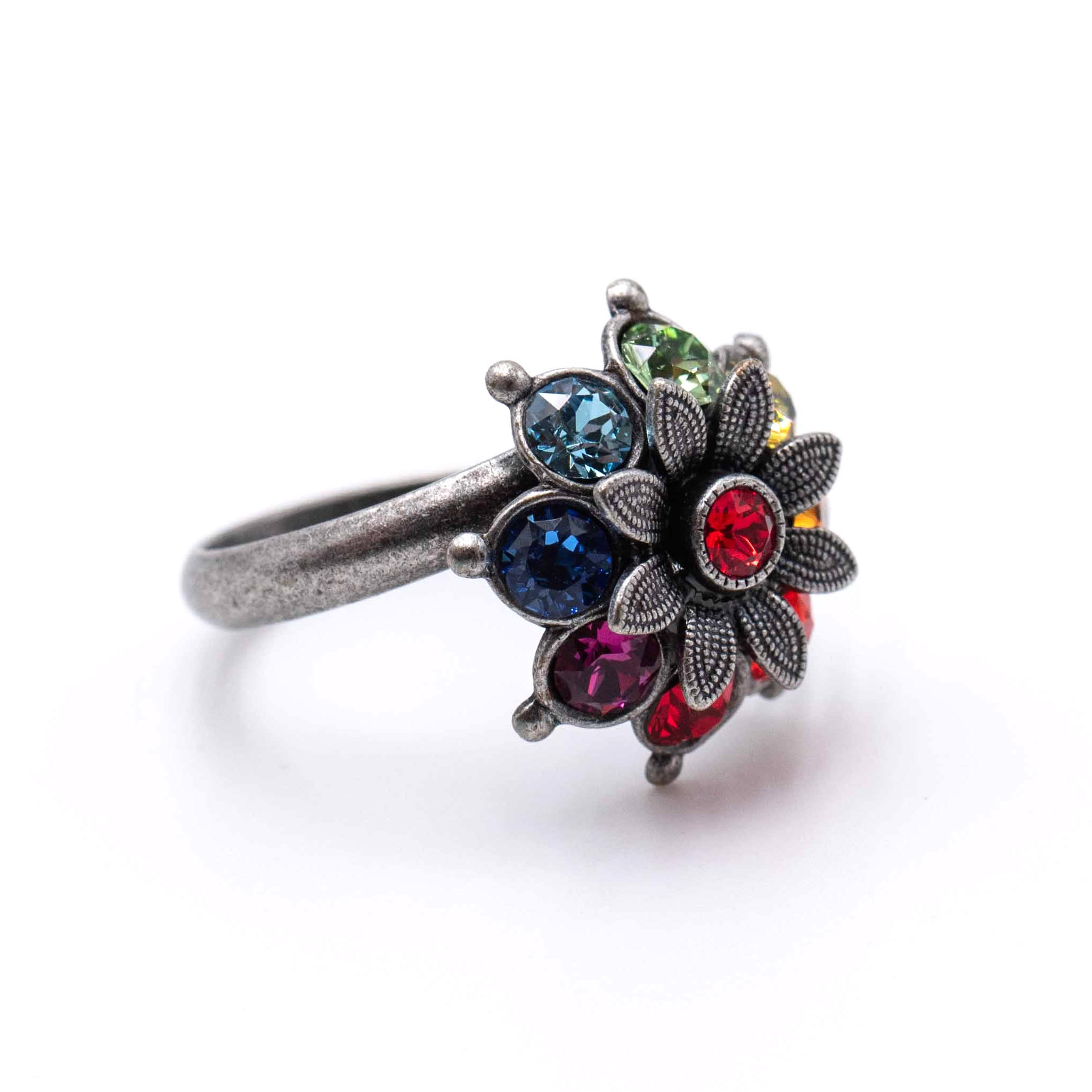 Ring Blüte Flavia mit Premium Crystal 